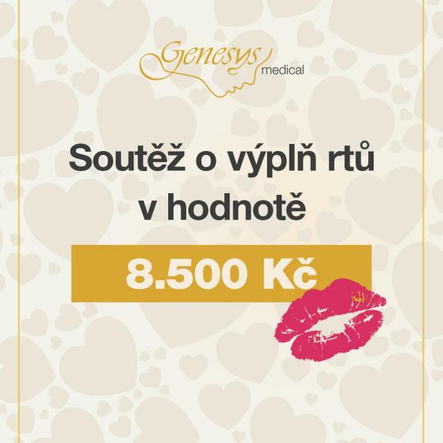 Soutěž o výplň rtů v hodnotě 8.500 kč