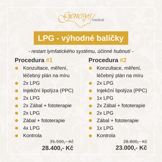 LPG výhodné balíčky - restart lymfatického systému, účinné hubnutí